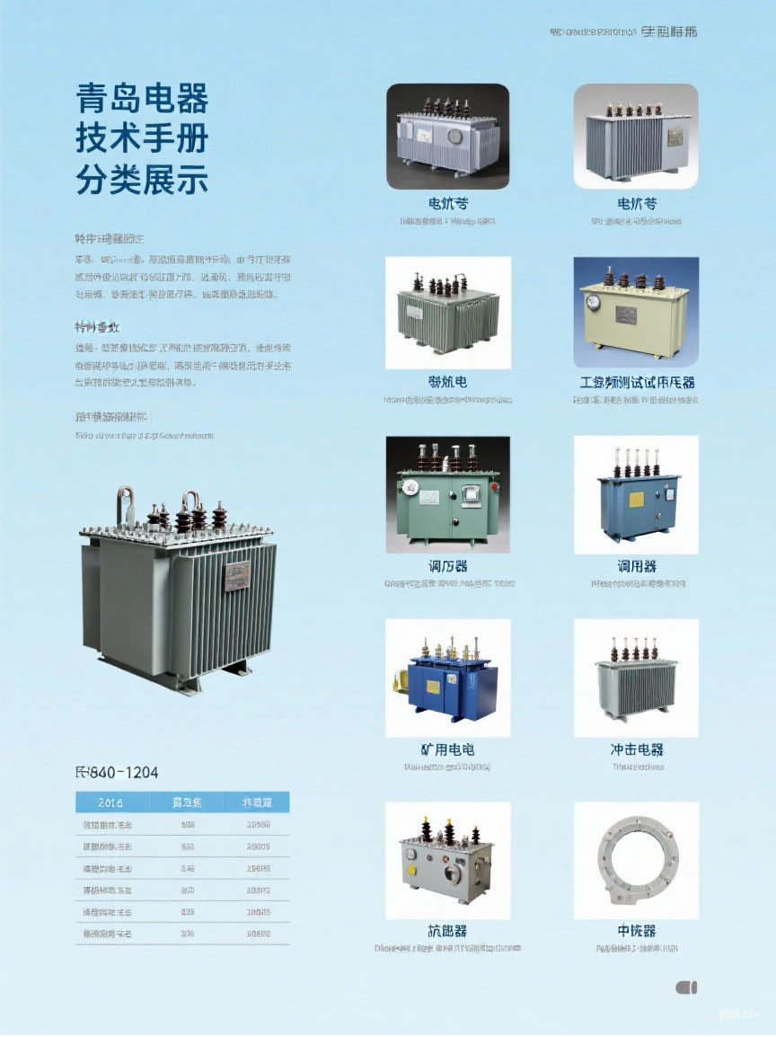 青岛变压器的分类