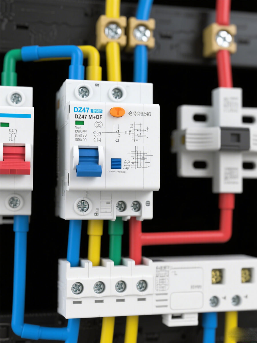 MX+OF如何接线?其动作条件是什么？